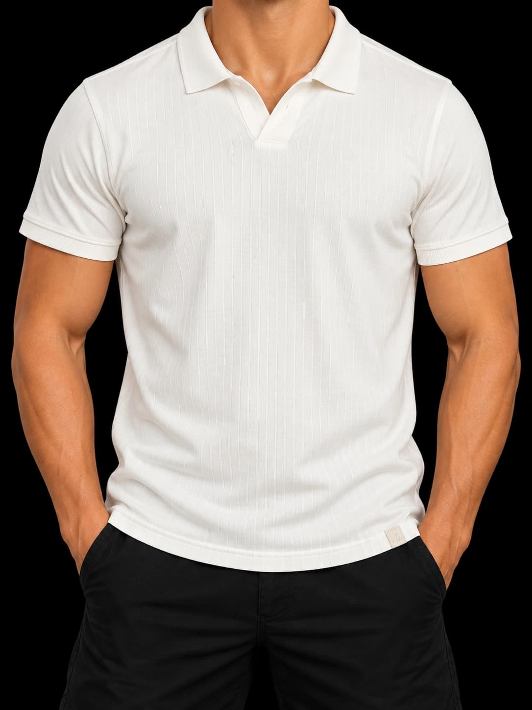 Camisa Polo Gola em V