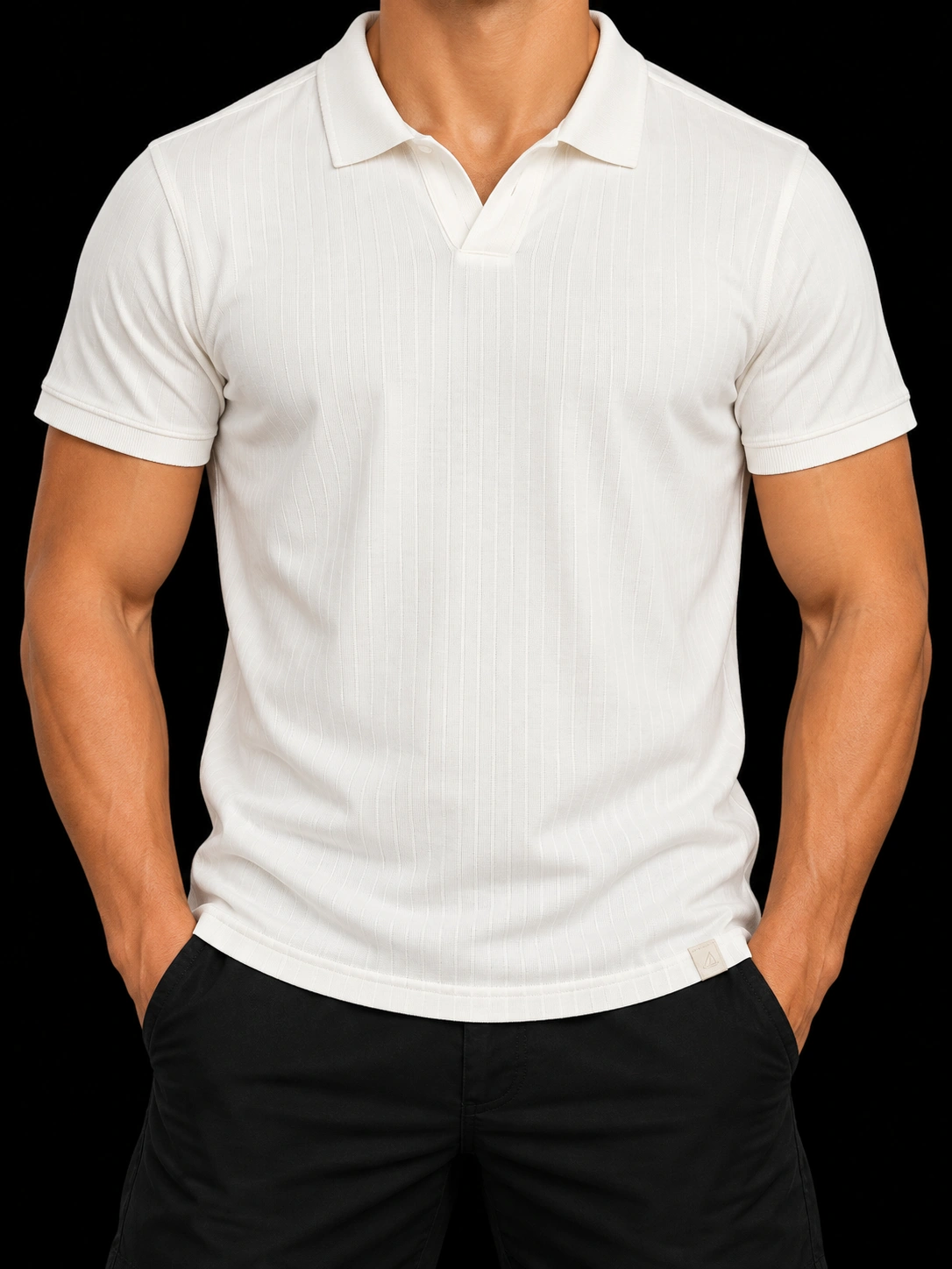 Camisa Polo Gola em V