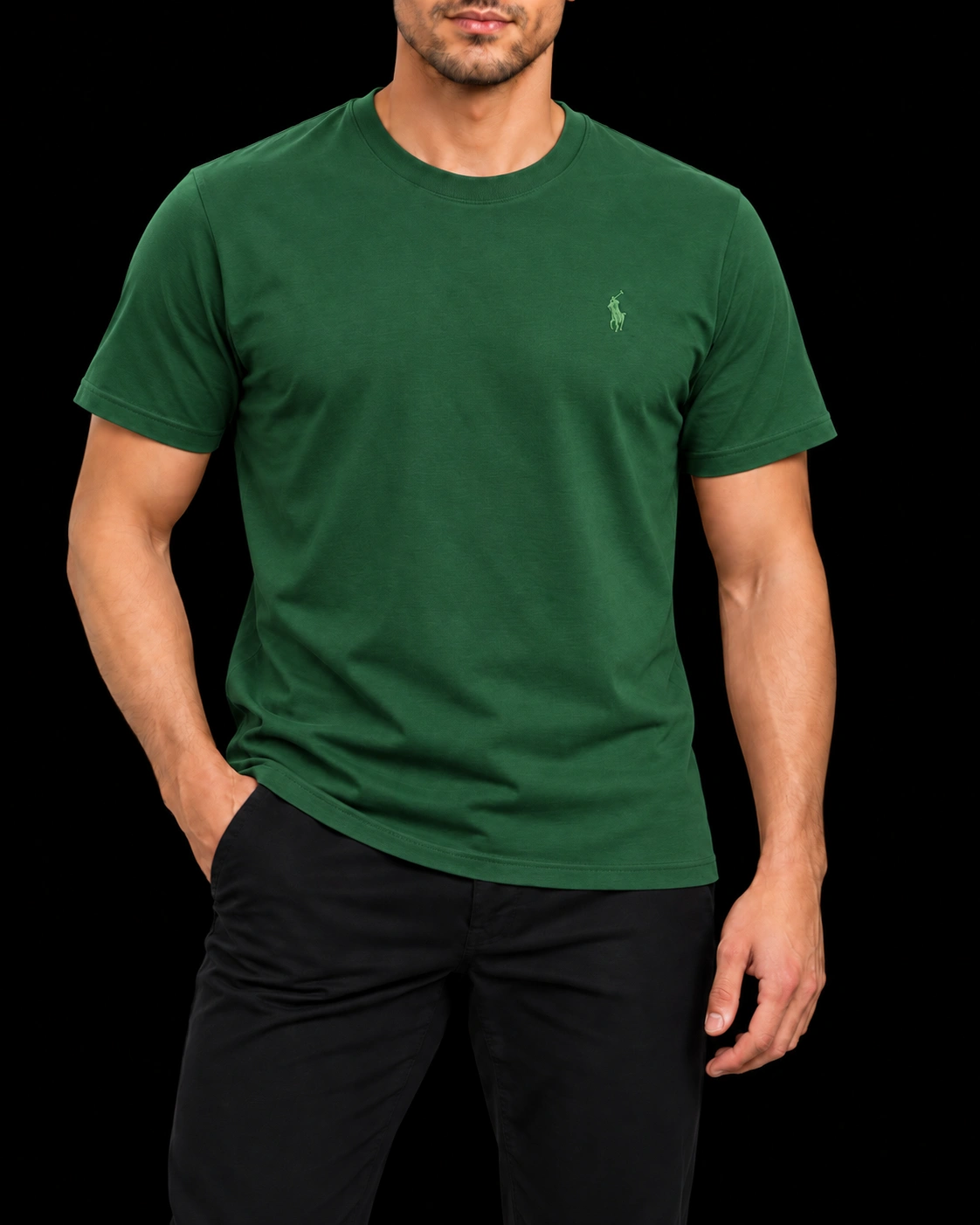Camisa Peruana Texturizada — VERDE CLARO