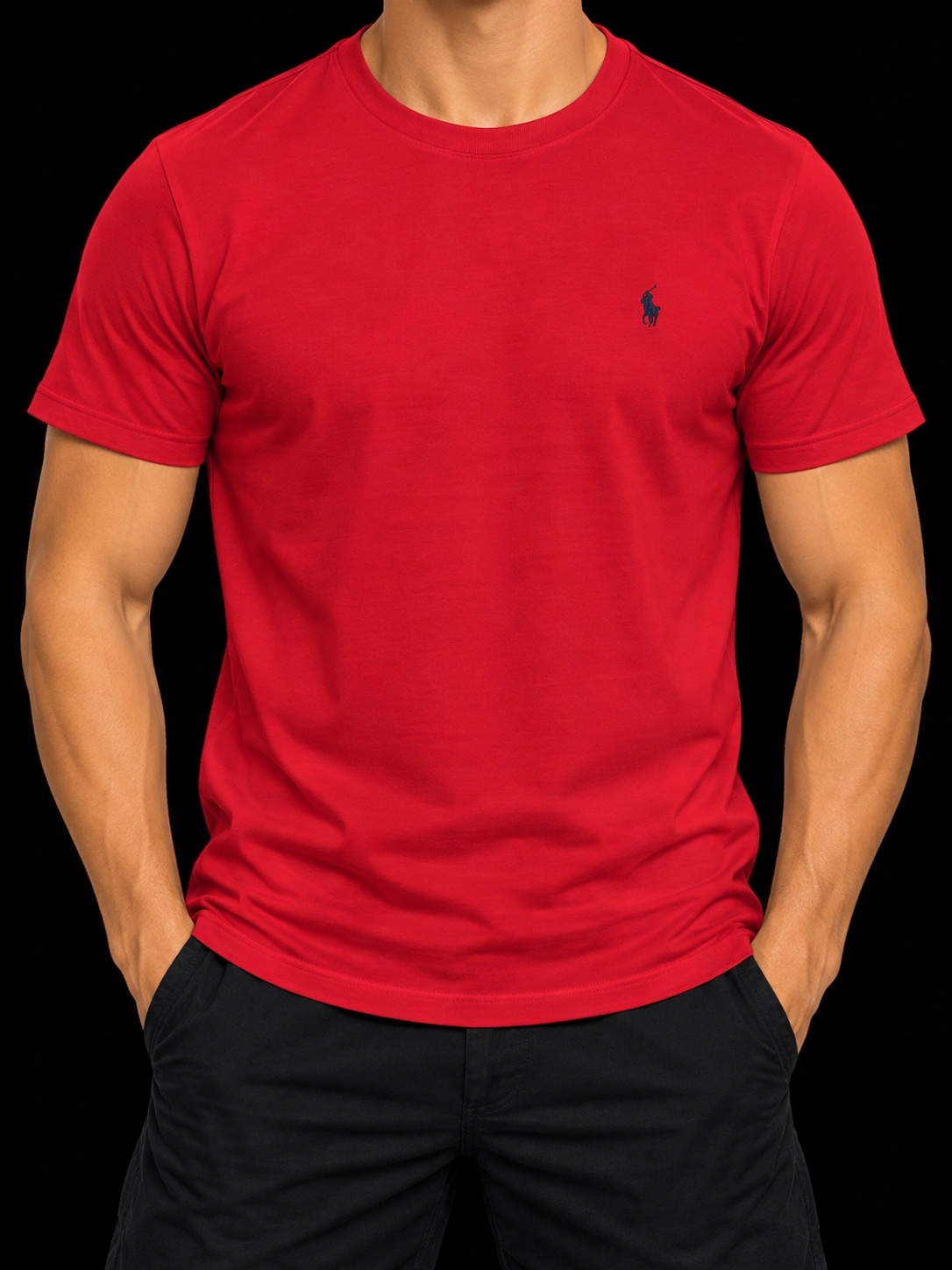 Camisa Peruana Rhalph Lauren — VERMELHO